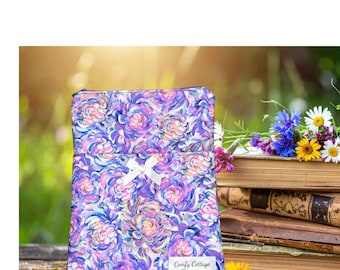 Cottage Purple Book Sleeve for Medium book and also fits a Kindle Paperwhite