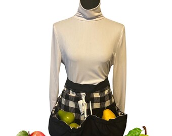 Harvest Apron with detachable white cotton towel