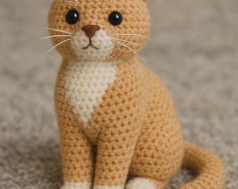 カスタムかぎ針編みペットぬいぐるみ – パーソナライズされた犬または猫のあみぐるみ記念品