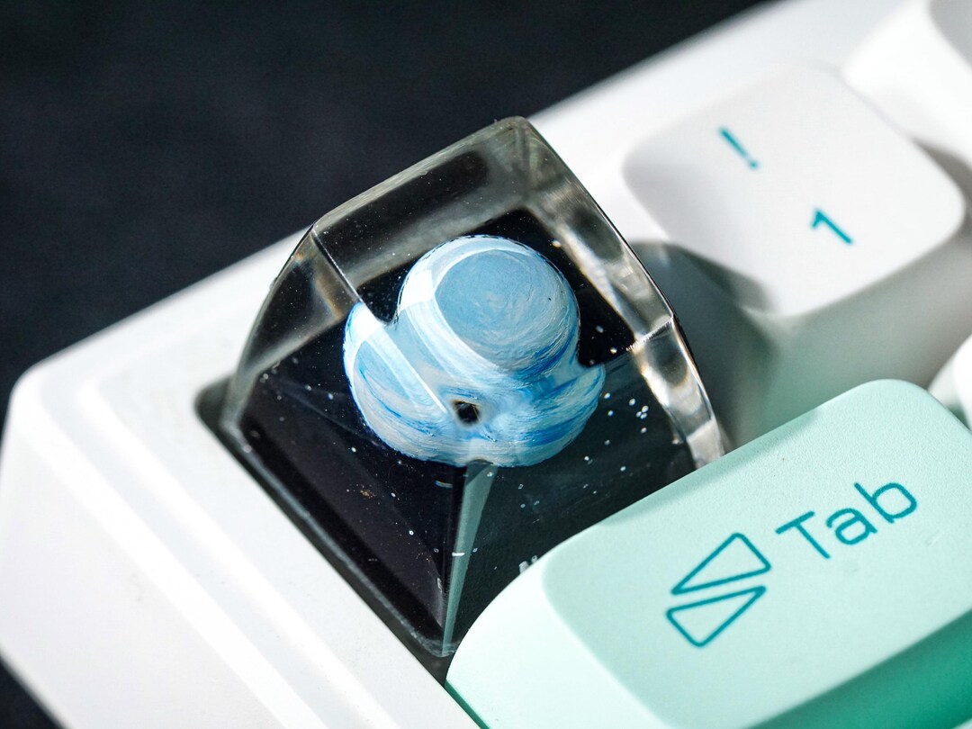 Neptune Keycap – Handmade Planet Artisan Keycap for Cherry MX Switches ...