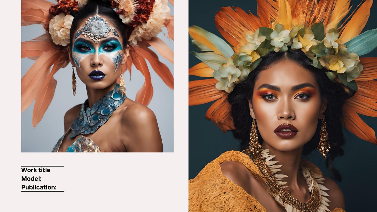 Makeup Artist Portfolio Canva Template, Fully Editable on Canva ...