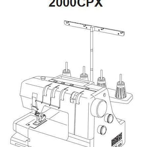 Janome 2000PX Instruction Book - Sewing Machine Guide- Janome 2000PX - PDF Download