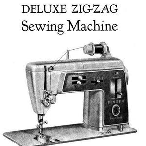 Deluxe Zig-Zag 600 Singer Touch & Sew Manuale - Manuale di istruzioni per macchina da cucire - PDF Download