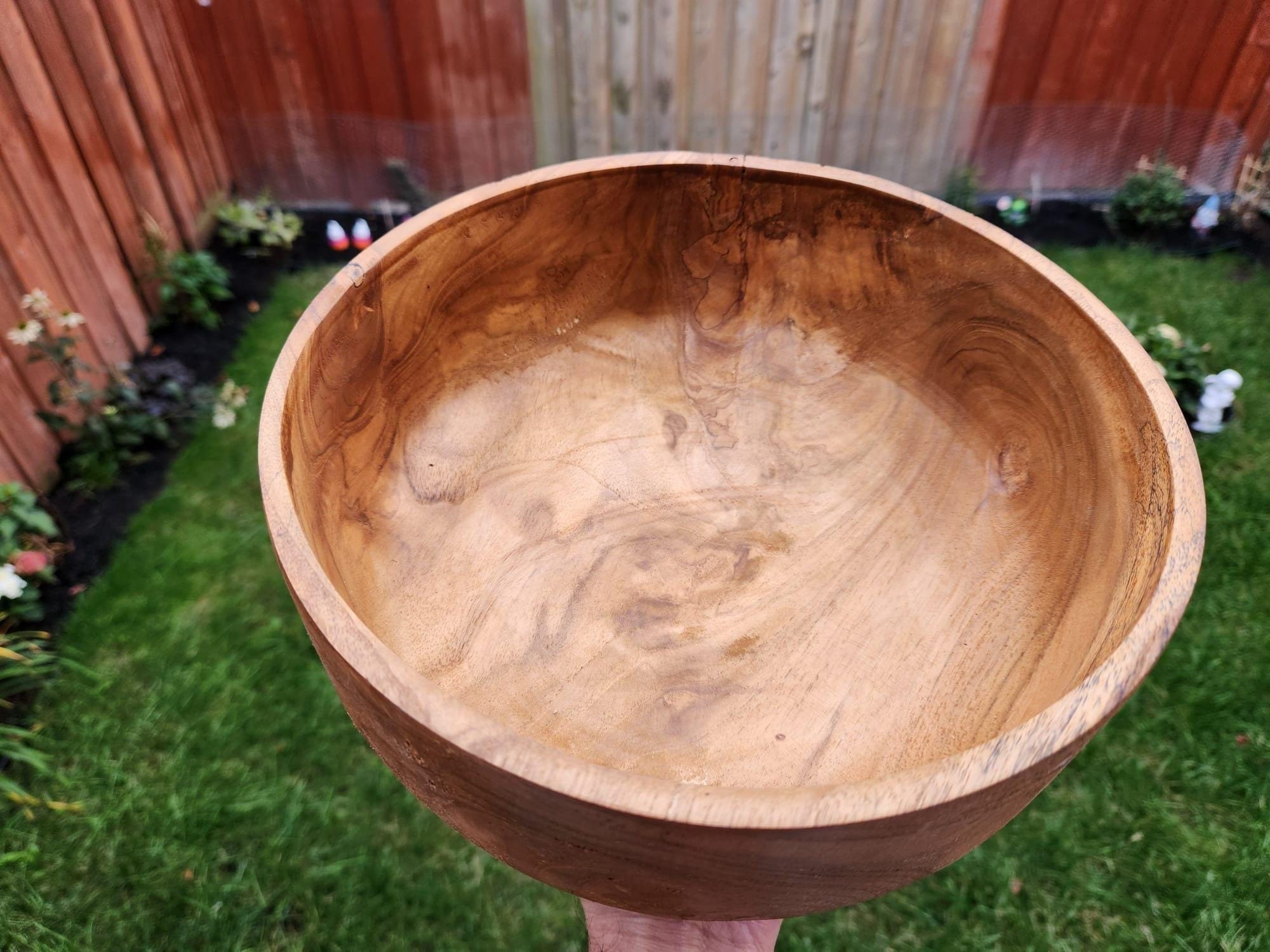 Teak Wood Bowl, Handmade Wooden Bowl, Wooden Fruit Bowl, Table Centerpiece, Home Decor, Rustic Dough Bowl, Decorative Bowl, Gift