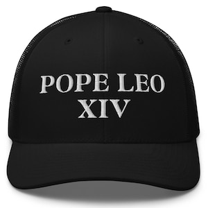 Pope Leo XIV Hut, Pope Leo Hut, Leo XIV 2025 Mütze, Habemus Papam Pope Leo Hut, erster amerikanischer Papst, Leone XIV Trucker Cap, neuer katholischer Papst