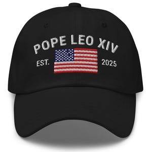 Pope Leo XIV Hut, Pope Leo Hut, Leo xiv 2025 US Flaggenmütze, amerikanischer Pope Leo Hut, Leone XIV Hut, neuer katholischer Papst Hut, Leo 14