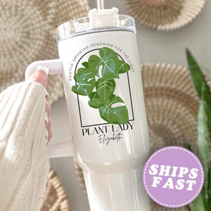 Plant Lover Tumbler Plant Lady Tumbler Gardener Tumbler Plant Lady Gift for Plant Lover Personalized Gardener Cup Custom Plant Lover 40oz
