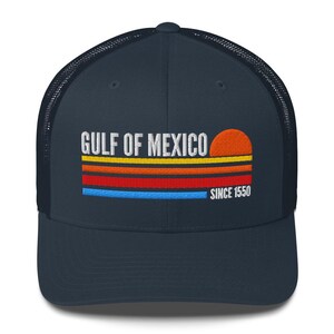 Gulf of Mexico hat, Stay Salt Resistance hat, Embroidered Gulf of Mexico Trucker Cap, Subtle political hat, 1550 hat, Summer Beach hat