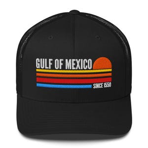 Gulf of Mexico hat, Stay Salty Resistance hat Embroidered Gulf of Mexico Trucker Cap, Subtle political hat 1550 hat Summer Beach trucker hat