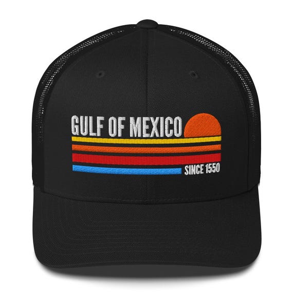 Gulf of Mexico hat, Stay Salty Resistance hat Embroidered Gulf of Mexico Trucker Cap, Subtle political hat 1550 hat Summer Beach trucker hat