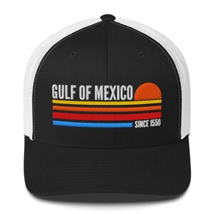 Gulf of Mexico hat, Stay Salt Resistance hat, Embroidered Gulf of Mexico Trucker Cap, Subtle political hat, 1550 hat, Summer Beach hat