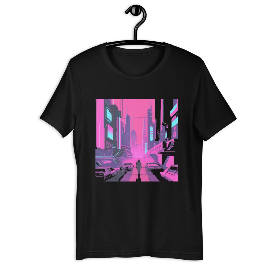 Cyber-Punk Frog Button Asymmetric Street Shirt