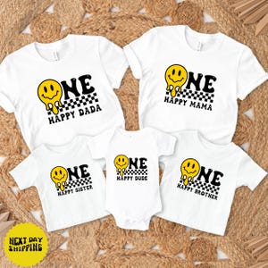 One Happy Dude Birthday Shirt: Matching Family Outfit