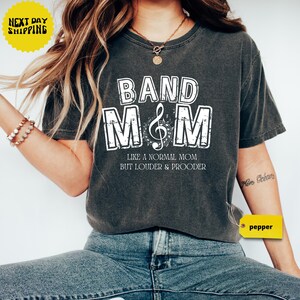 Comfort Colors Band Mom Shirt, Shirt for Band Mom, Band Mom Life, High School Band Mom Shirt, Gift for Band Mom, Marching Band Mom Gift