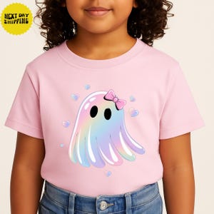 Halloween Girls Ghost Shirt, Cute Toddler Halloween Sweatshirt, Boo Girls Shirt, Halloween Shirt, Toddler Tee, Halloween Little Girl Shirts