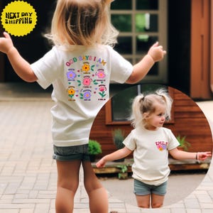 Personalized Christian Kids Shirt: GOD Says I Am, Floral Bible Verse