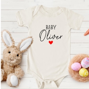 Custom Baby Onesie®, Baby Announcement Onesie®, Cute Onesies®, Newborn Baby Gift, Personalized Bodysuit, Baby Shower Gift, New Baby Gift