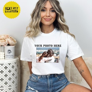 Comfort Colors Custom Photo Shirt: Personalized Unisex Gift