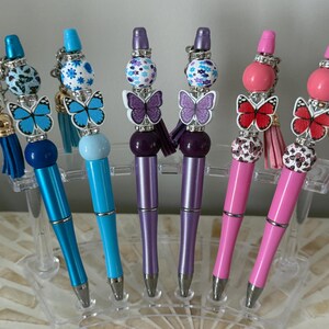 Butterfly Decorative Beaded Pen