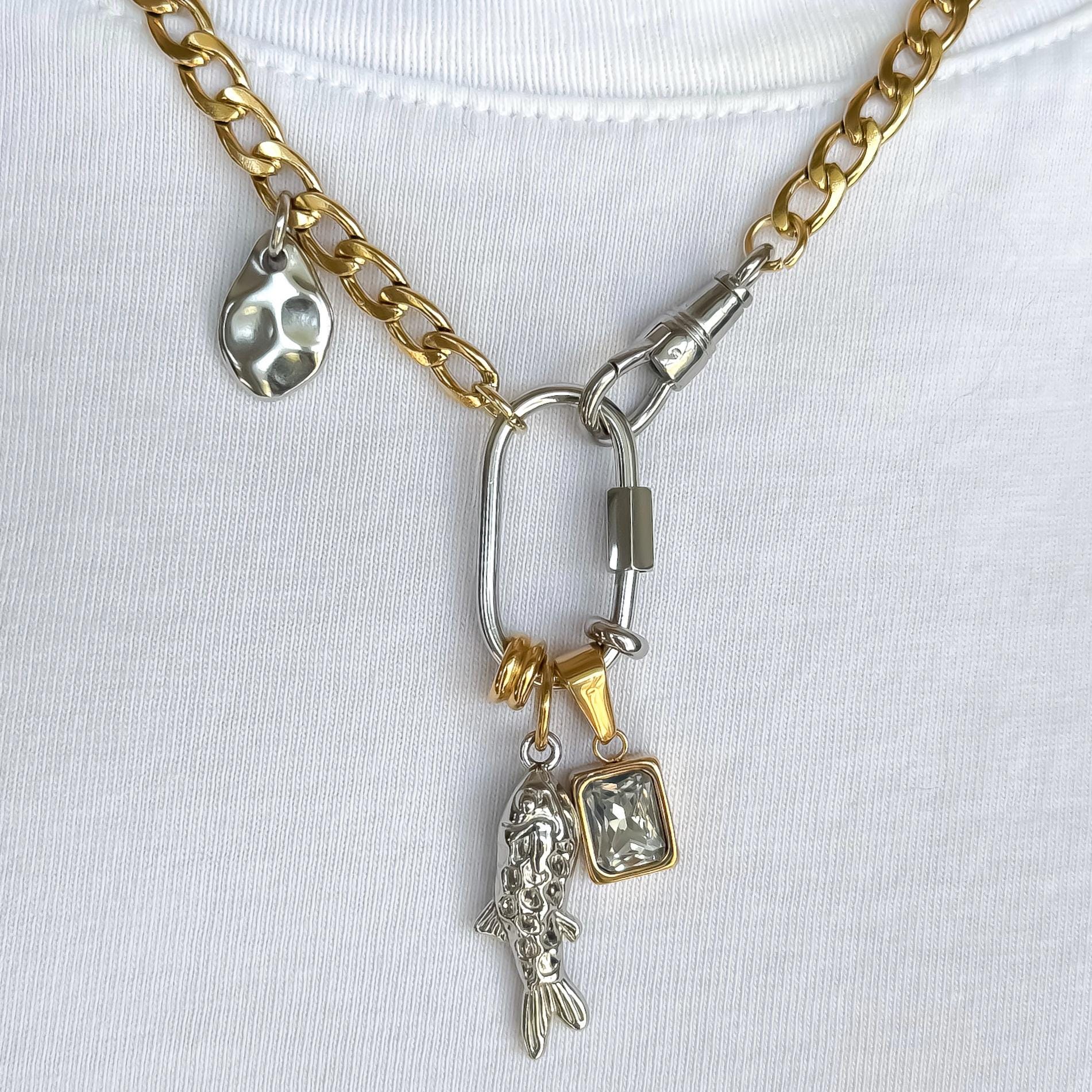 アクセサリー JUSTINE CLENQUET JINN NECKLACE Jinn Necklace - Lui Store