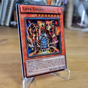 Yu-Gi-Oh 3D TCG Card - Lava Golem