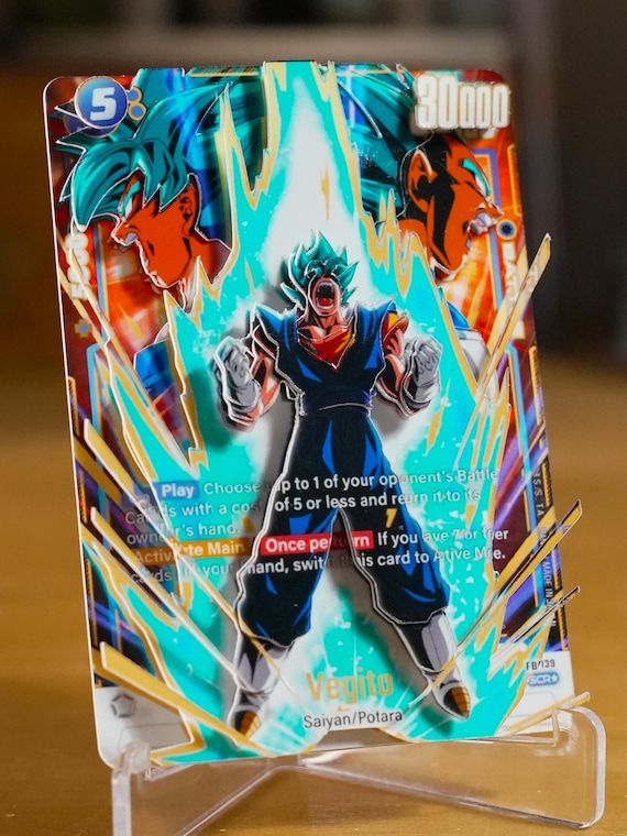 Dragon Ball Z 3D TCG Card - Vetego - Handmade - Etsy