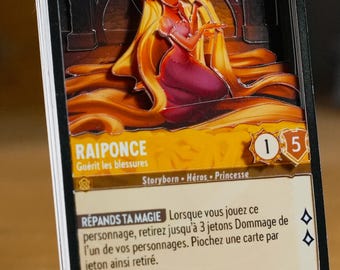 Lorcana 3D TCG Card - Rapunzel - Handmade