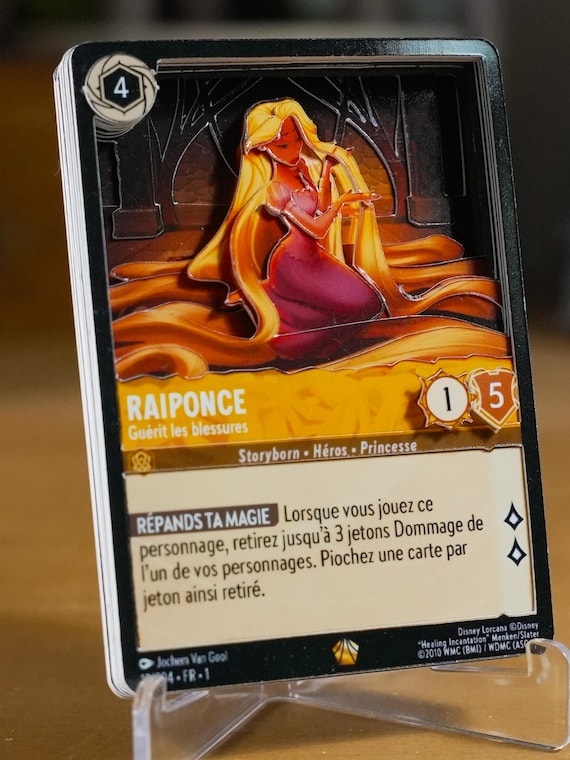 lorcana tangled cards Disney Lorcana TCG First Chapter Tangle Common #133 Tangled Rapunzel