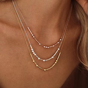 Personalized Morse Code Necklace, Custom Morsecode Name Necklace, Secret Message Necklace, Anniversary Birthday Gift, Christmas Gift for Her