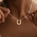 Custom Horseshoe Necklace, Gold Engraved Name Necklace, Lucky Horse Shoe Necklace, Horse Necklace, Graduation Gift, Equestrian Gifts for Her