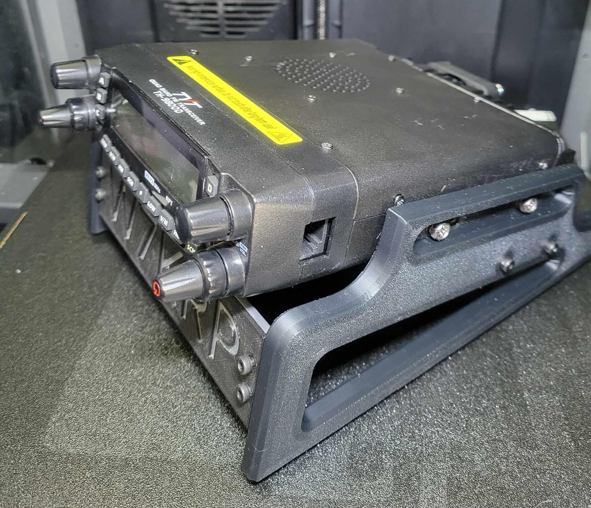 Desk mount for Mobile HAM/GMRS or CB radios