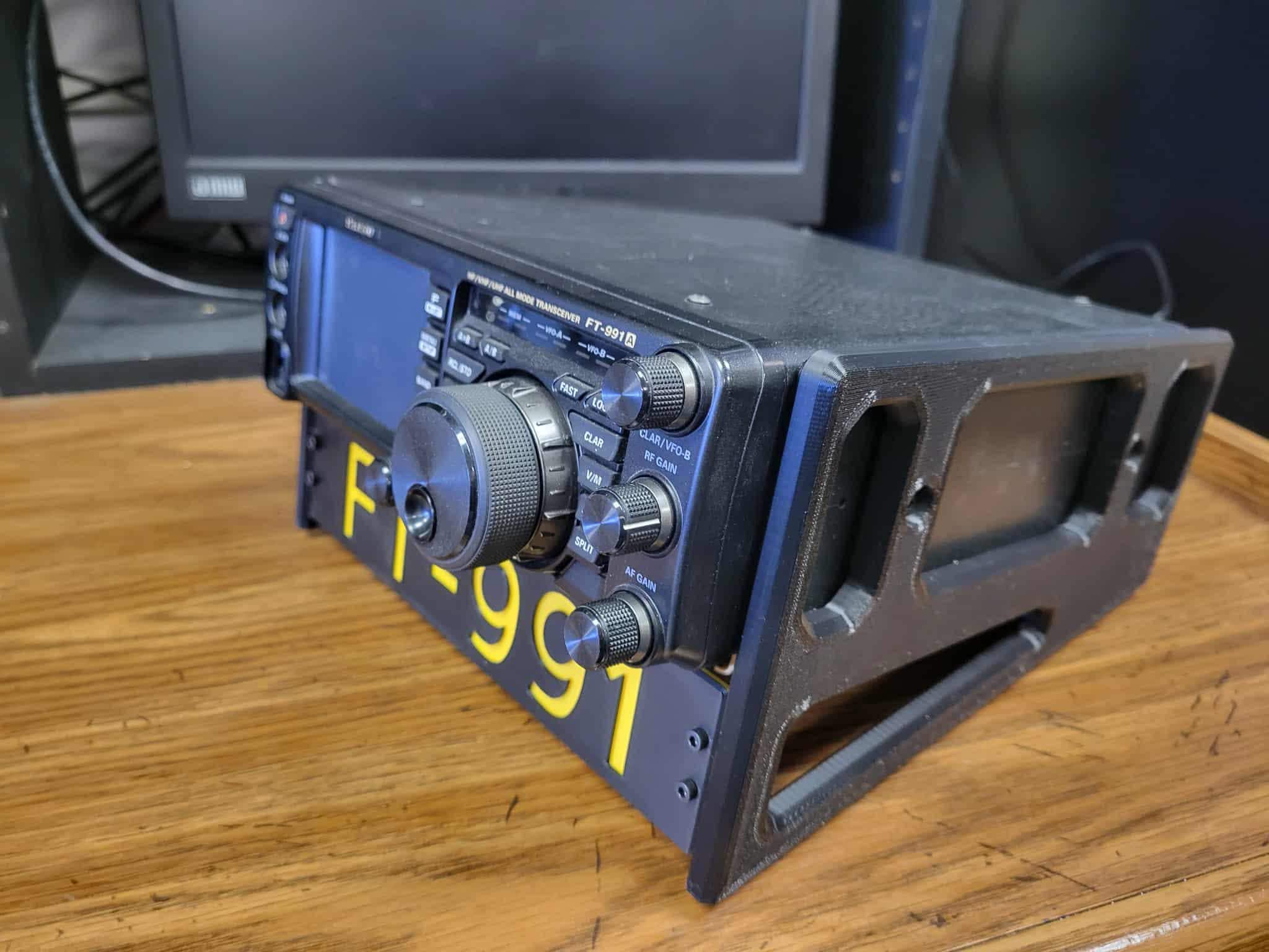 Yaesu FT-991A Desk Stand With Custom Callsign Plate - Etsy