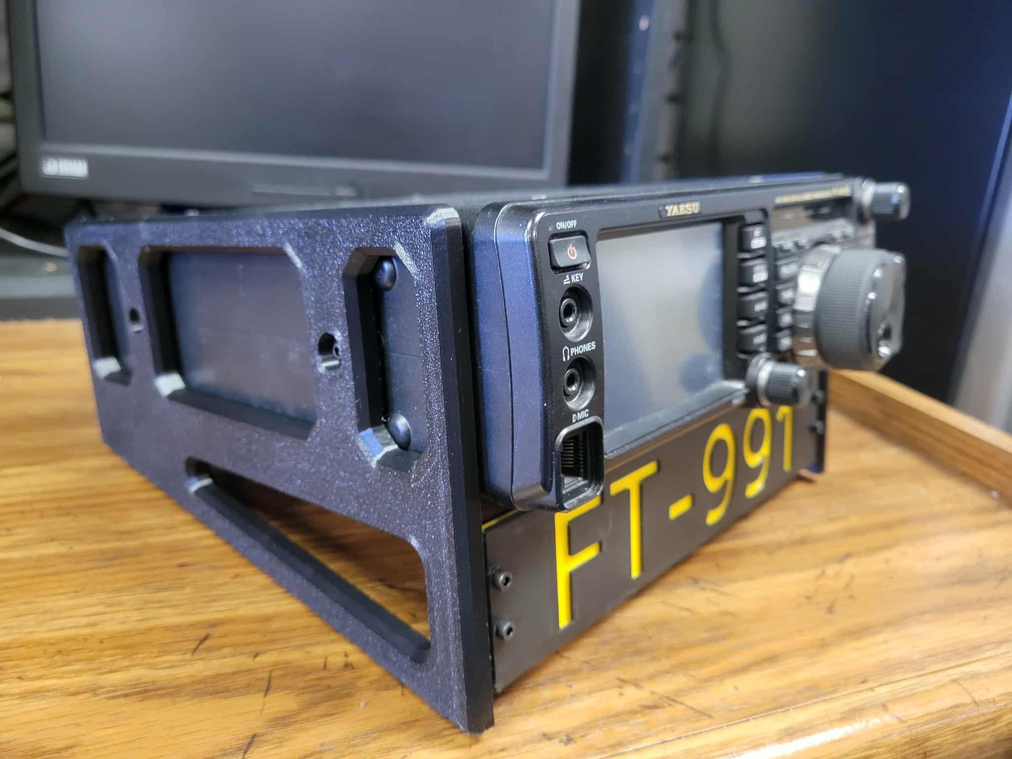 Yaesu FT-991A Desk Stand With Custom Callsign Plate - Etsy