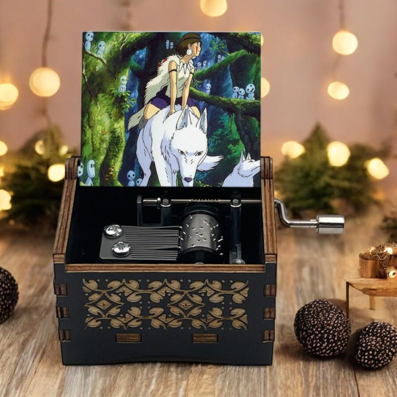 Princess Mononoke Handcrank Music Box, San Moro Ashitaka