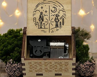 Your Name Wind Up Music Box, Zen Zen Zense, Mitsuha Miyamizu Taki Tachibana Shinkai Anime Japanese Film, Unique Lovers Holiday Gift