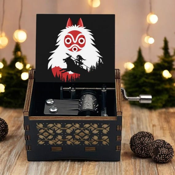 Princess Mononoke Handcrank Music Box, San Moro Ashitaka