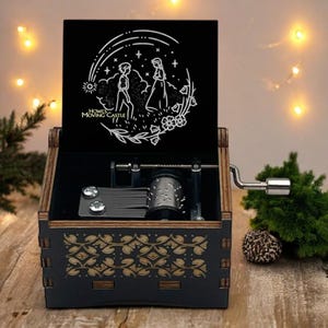 Howl's bewegliches Schloss Spieluhr, Merry Go Round of Life, Studio Ghibli Miyazaki Film, handgefertigtes einzigartiges romantisches Weihnachtsgeschenk