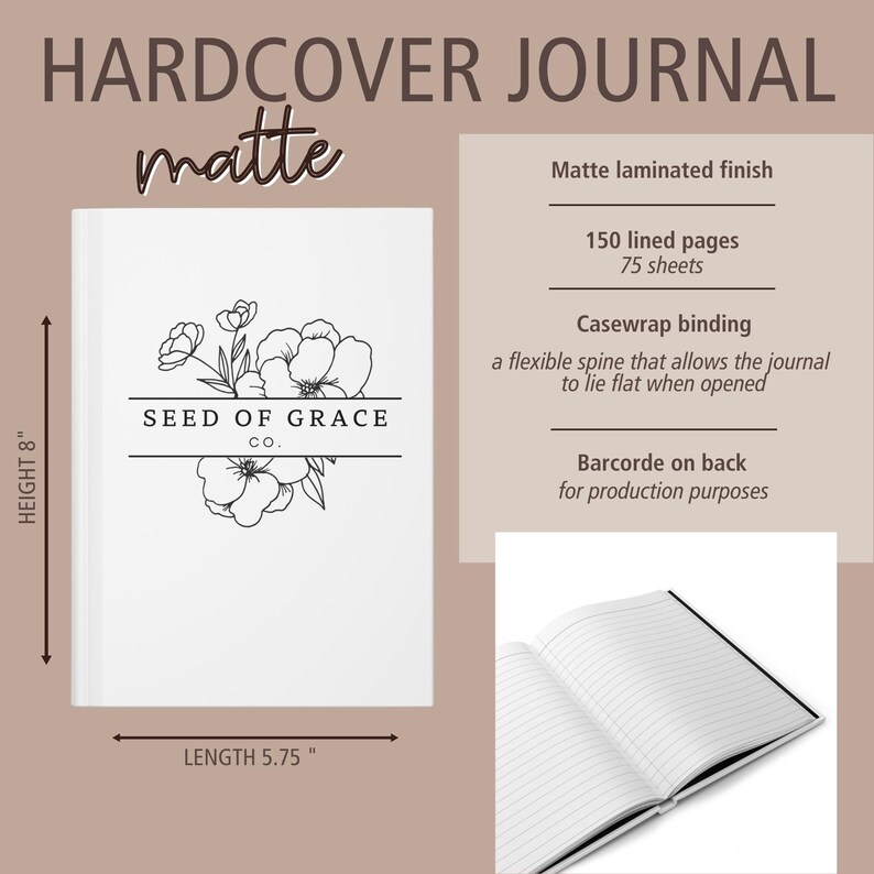 Custom Sermon Notes Journal, Personalized Church Notebook, Gift for ...