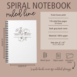 Custom Sermon Notes, Personalized Christian Journal, Devotional ...