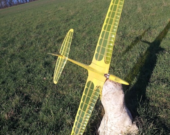Vintage CB28 RC glider (dxf files)