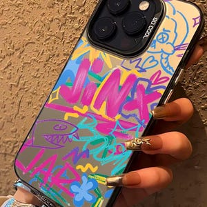 Phone Case Jinx Arcane for Iphone Samsung Redmi Xiaomi Huawei Anime League Of Legends