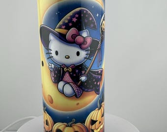 Halloween Hello Kitty 20 oz Sublimation Cup - Witch Design