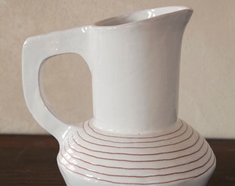 slanty rim jug/ pitcher