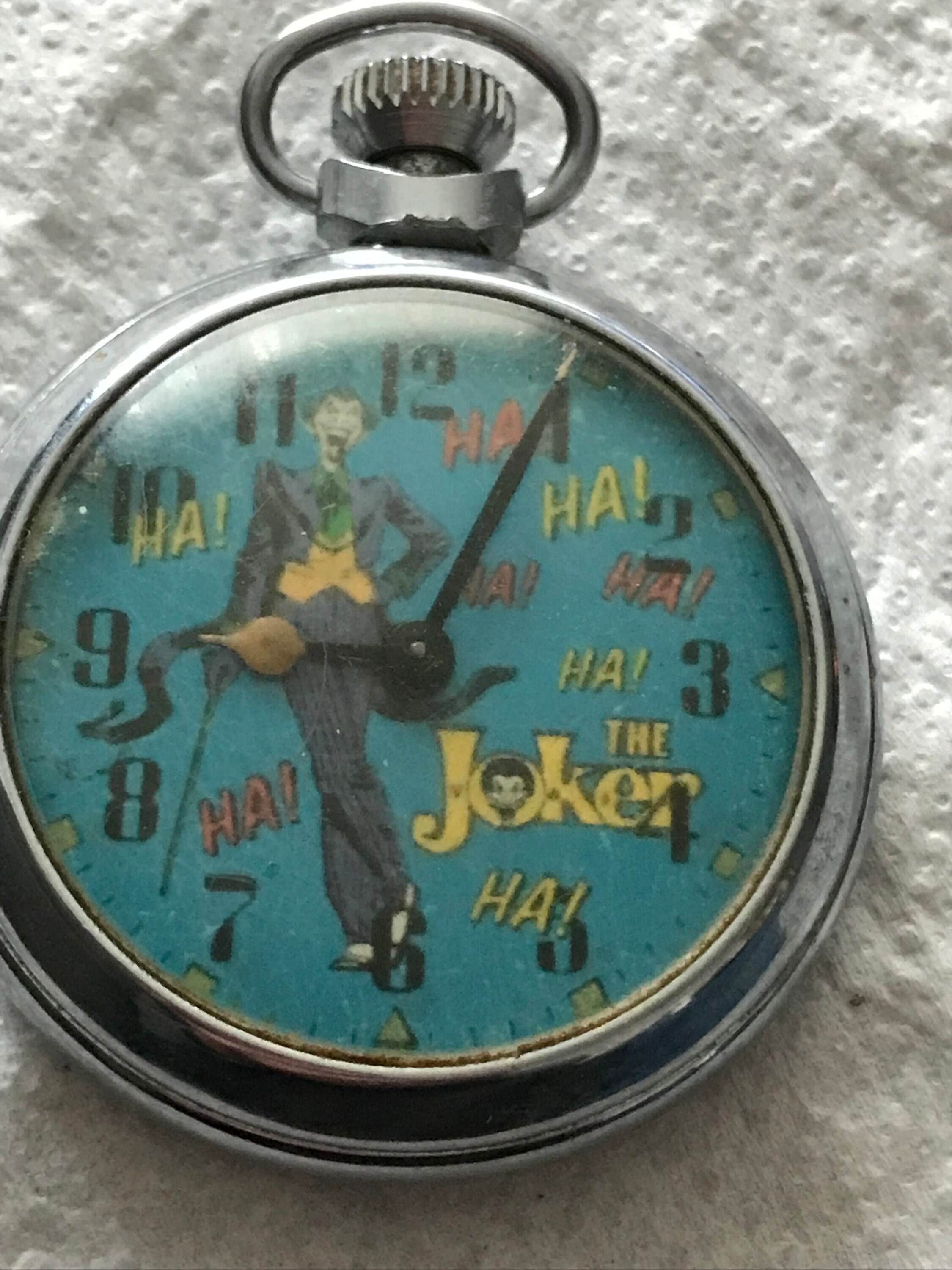 Joker pocket watch cheap