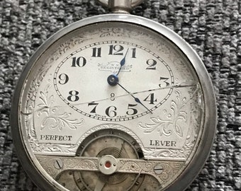 Reloj de bolsillo vintage estilo Hebdomas para reparar