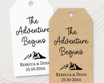 Hochzeitstags, das Abenteuer beginnt, Berg & Outdoor Thema T-217