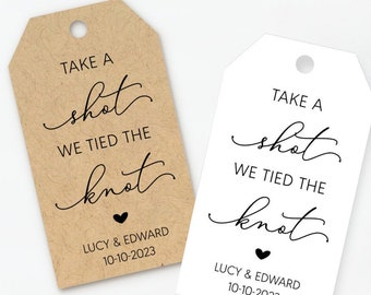 take a shot we tied the knot,Thank You tags alcohol tags shot Favor Tags 2Lx1wWedding tags Favor tags Shower Favor Tags Gift tags