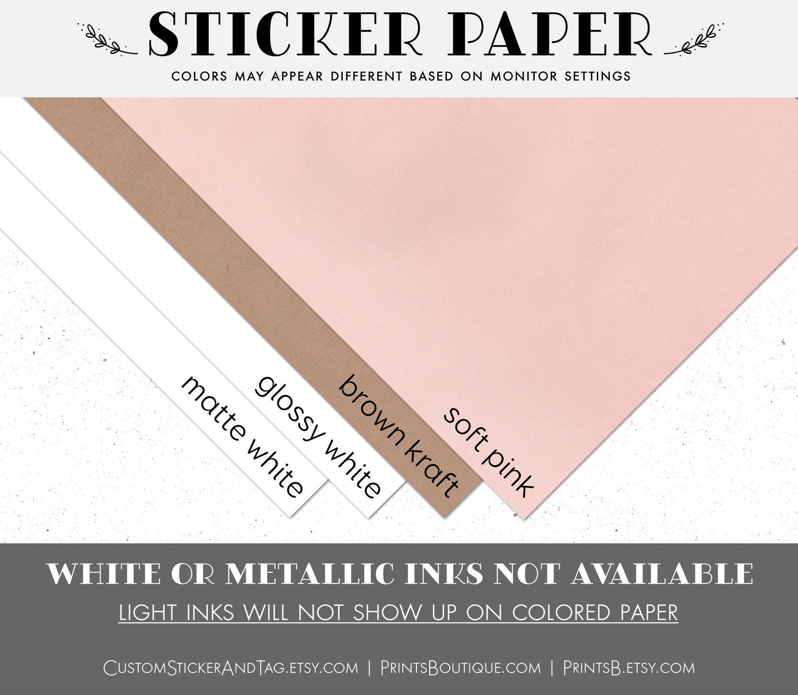 Custom Stickers Large Fancy Rectangle Logo Stickers - Etsy