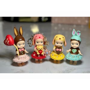 Replica Sonny Angel mini collectible figurines crochet keychain