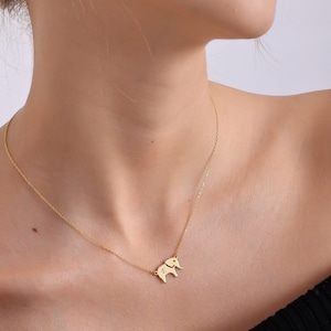 Elephant Name Necklace,Personalized Animal Necklace,Custom Elephant Pendant, Initial Necklace,Cute Animal Jewelry,Gift for mom,Lucky Charm